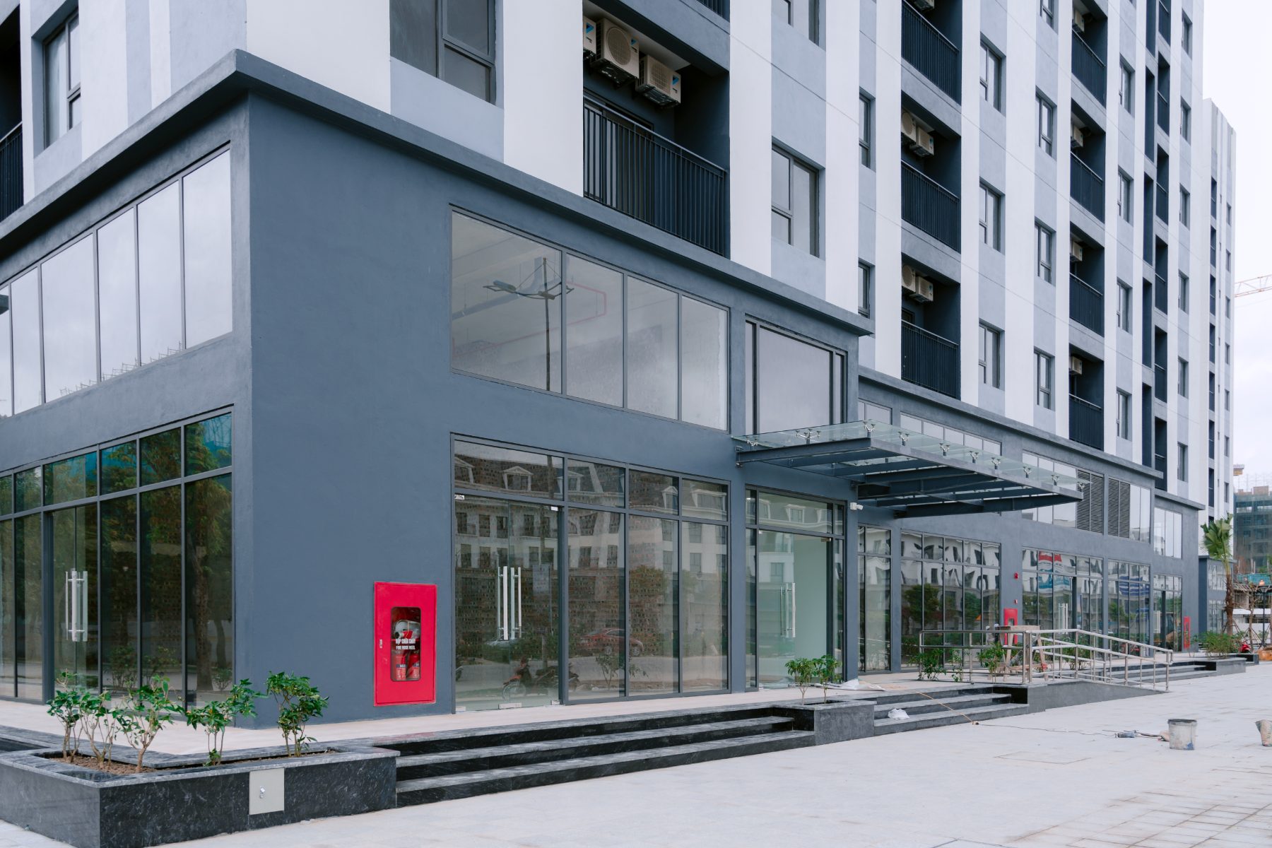 Phối cảnh tổng thể Shophouse Khối Đế Happy Home Thanh Hoá